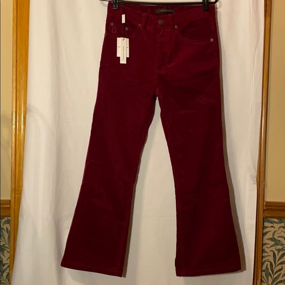 MARC JACOBS MAROON CORDUROY PANTS! - Picture 2 of 8